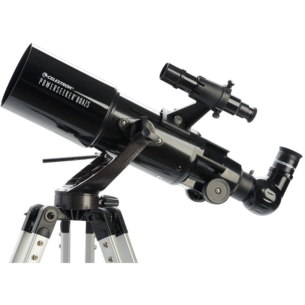 Refurbished PowerSeeker 80AZS Telescope - 80mm Aperture Astronomical Refractor for Beginners | Stargazing, Bird Watching & Moon Observation