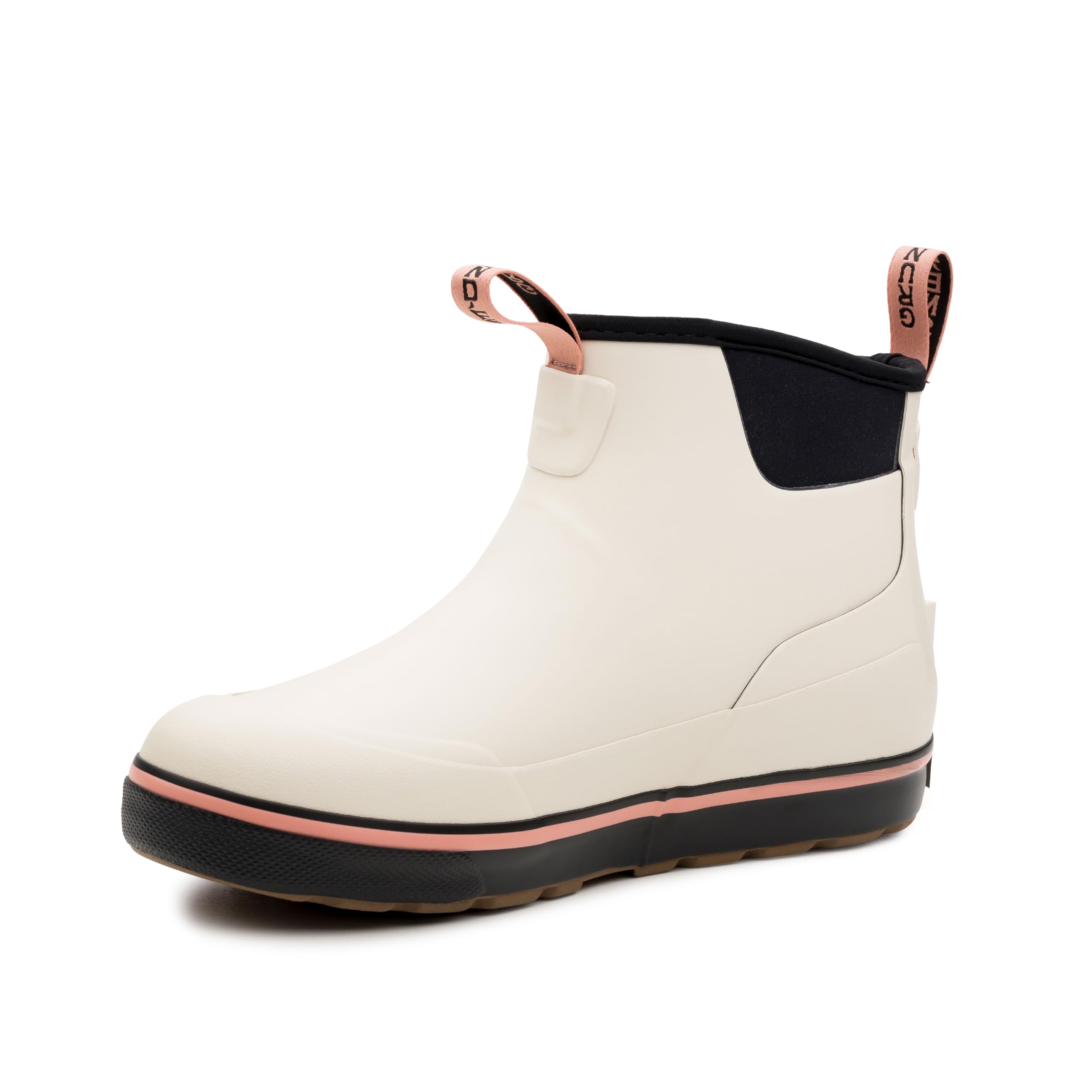 Grundens Women's DECK-BOSS Waterproof Ankle Boot - Non-Slip Fishing & Outdoor Work Boots for Women - Perfect for Boating, Hiking and Wet Conditions