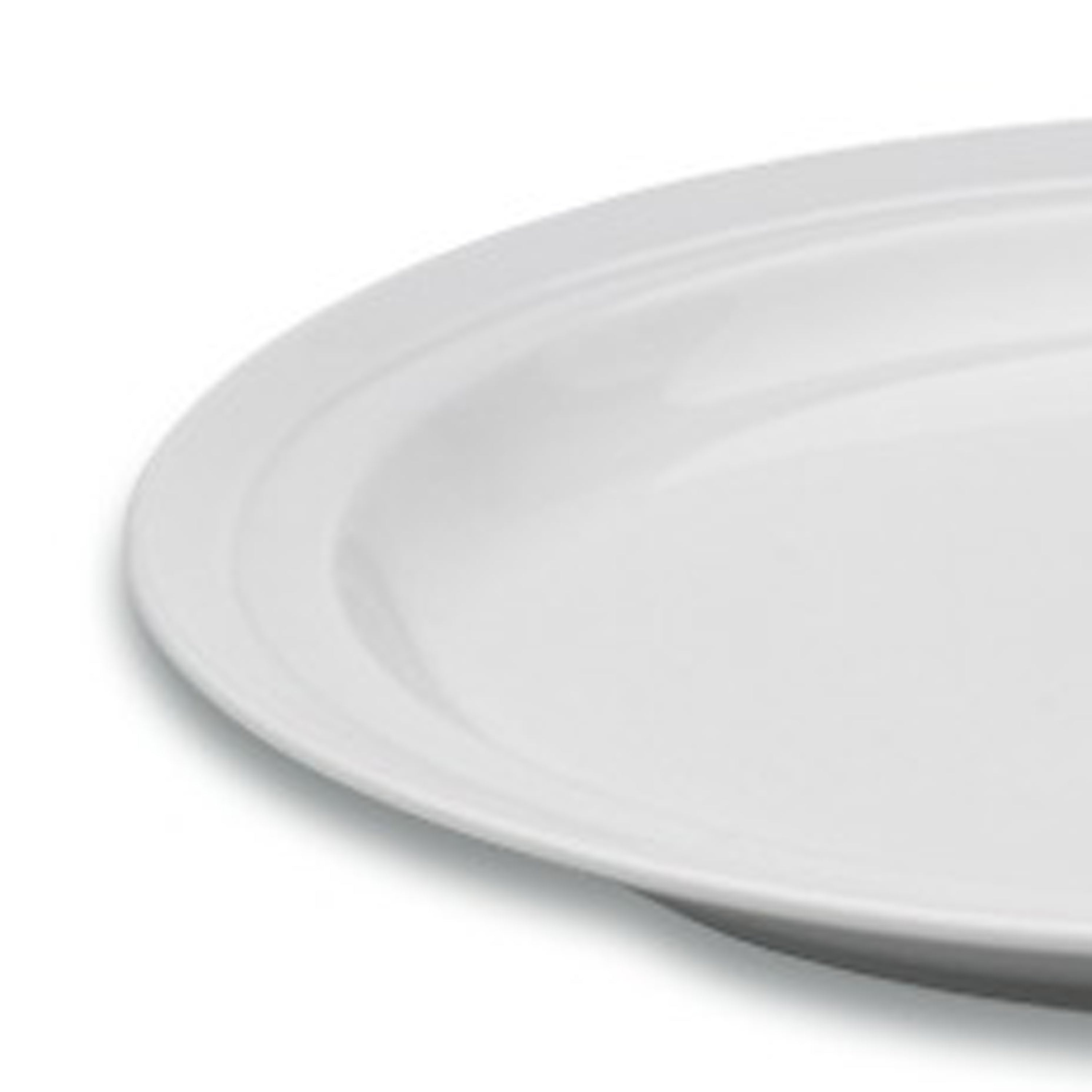 BergHOFF Hotel 7-Piece Porcelain Bread Plate Set - Elegant Dinnerware for Restaurants, Catering & Home Dining - Perfect for Breakfast, Brunch & Formal Table Settings