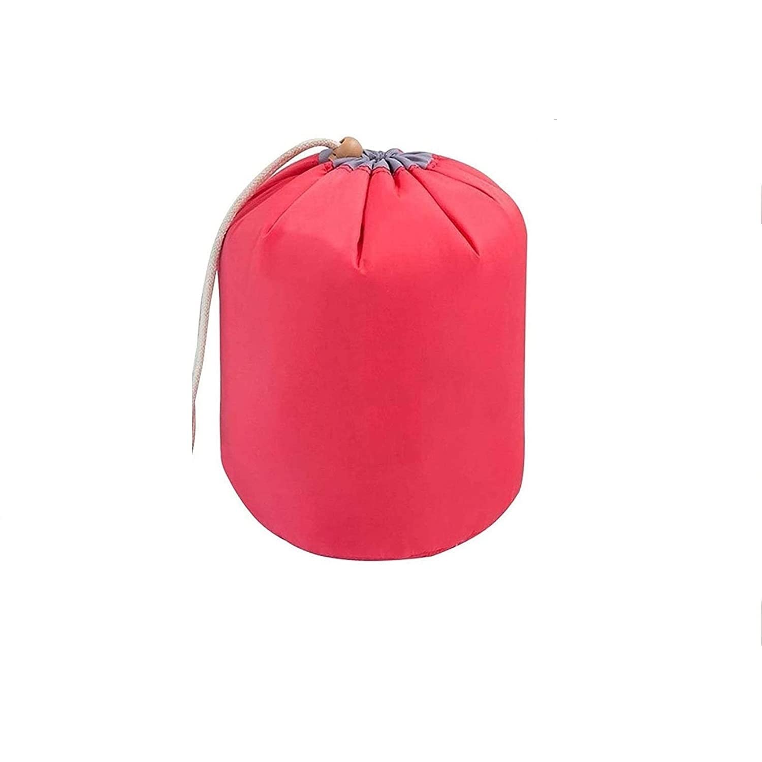 TERXA Waterproof Cosmetic Pouch | Travel Makeup Bag Organizer for Women | Portable Round Cosmetic Case with Zipper | Jewelry & Makeup Storage for Travel, Gym, and Daily Use (Multicolor, Pack of 1)