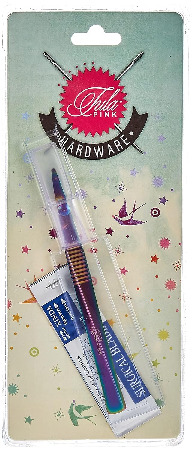 Tula Pink 5.5 Inch Surgical Seam Ripper - Premium Seam Remover for Quilting, Sewing & Fabric Crafts - Perfect for DIY Projects, Dressmaking & Tailoring