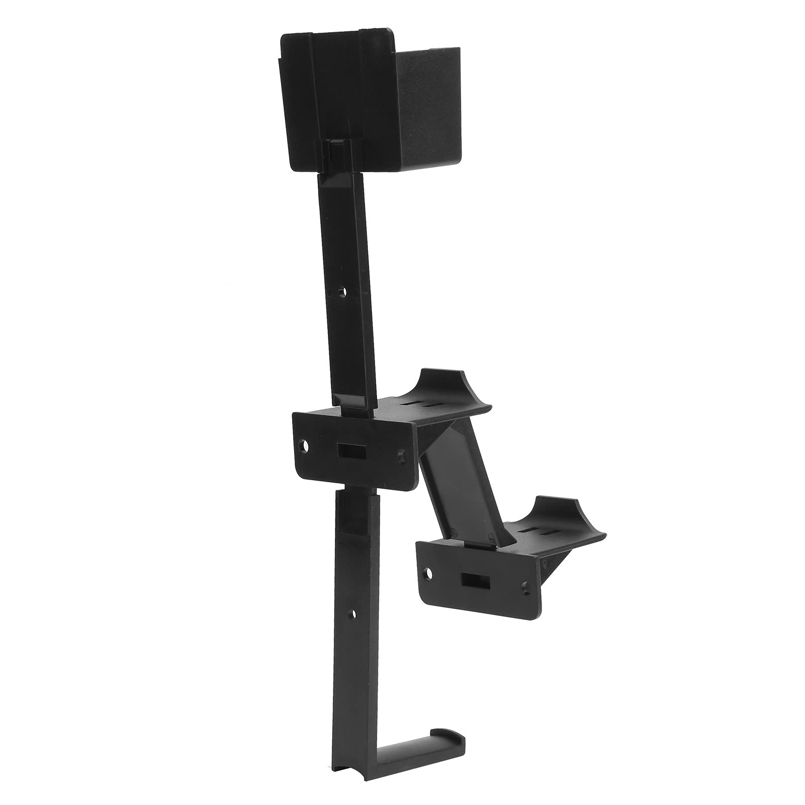 Universal ABS Wall Mount Bracket for Controller with Headset Hanger - Gaming Setup Accessory