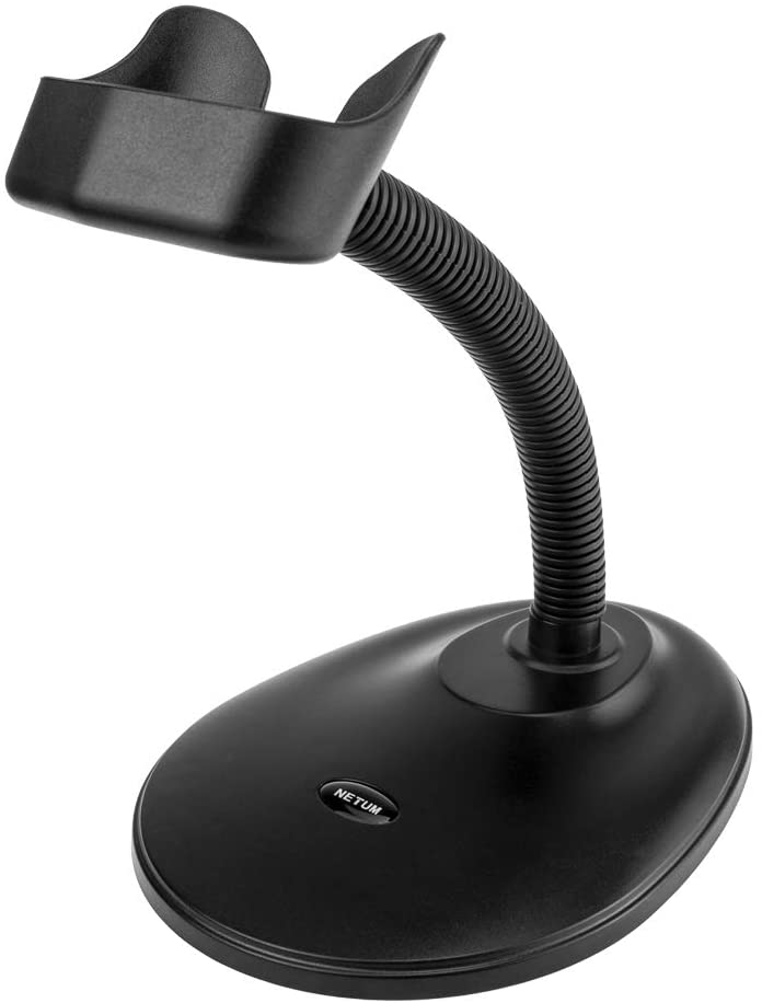 W Series Barcode Scanner Stand - Adjustable & Sturdy Holder for Retail, Warehouse & POS Use