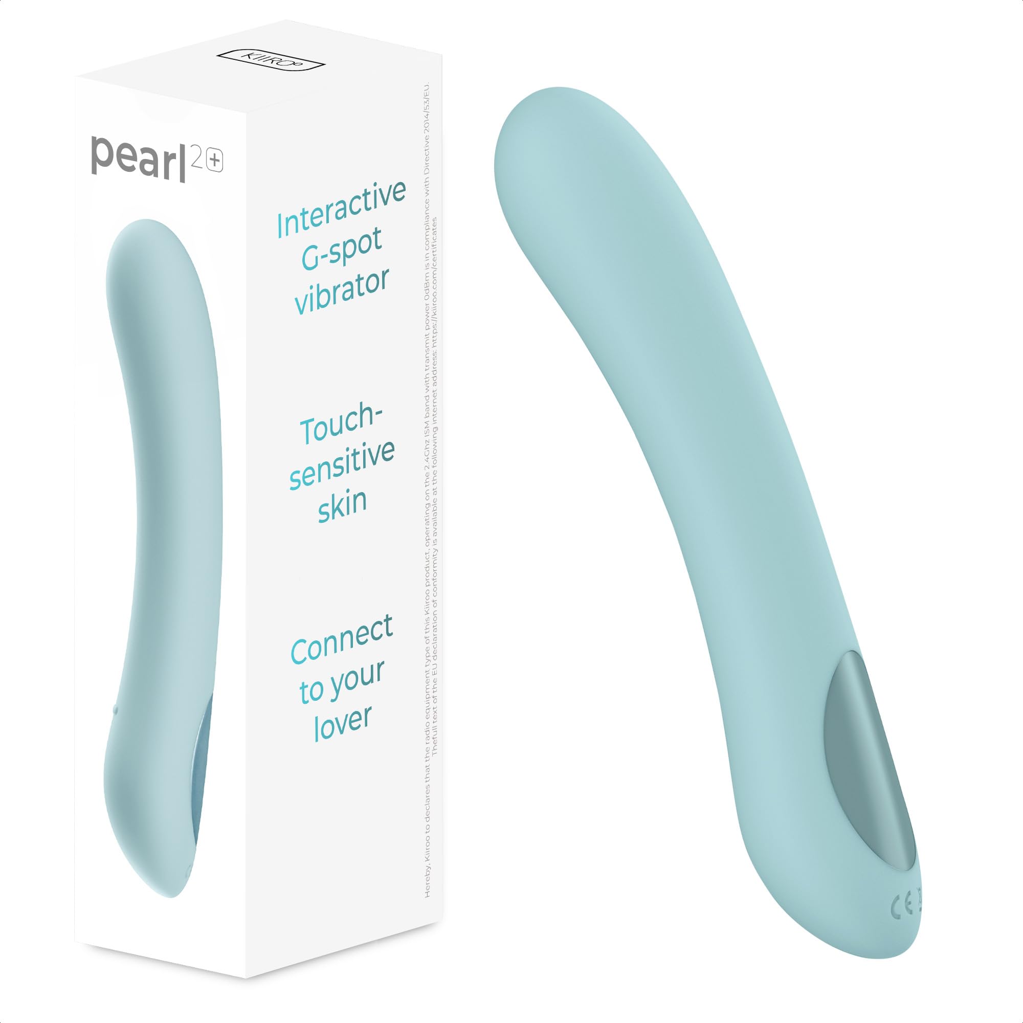 Premium Kiiroo Pearl2+ G Spot Vibrator for Women - Interactive Remote Control Dildo with FeelConnect App - Couples Sex Toy for Long Distance & Solo Play - Enhance Intimacy & Pleasure in Bedroom or Travel