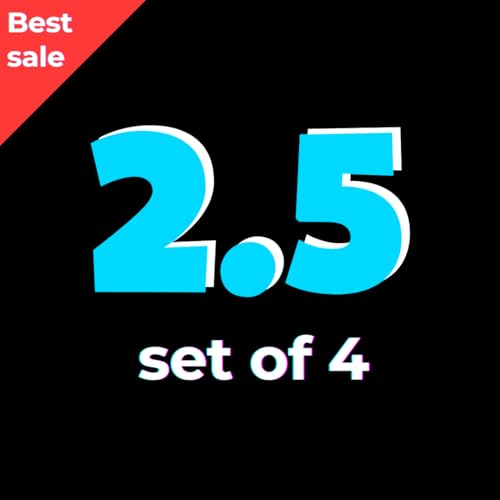 B. 2.5 lb (set of 4)