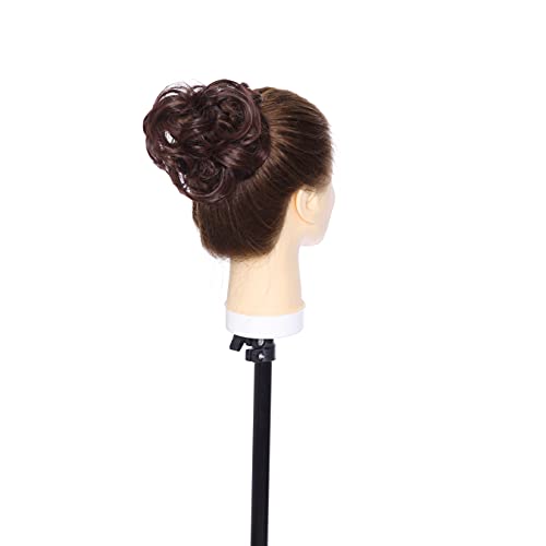 Messy Bun Hair Extension for Curly Hair - Clip-in Updo Hairpiece for Women | Perfect for Weddings, Parties & Everyday Styling