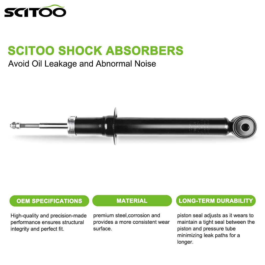 SCITOO Complete Shock Absorber and Strut Kit for 2000-2002 Lincoln LS - Front & Rear Suspension Replacement Parts - Smooth Ride for City Driving & Highway Cruising