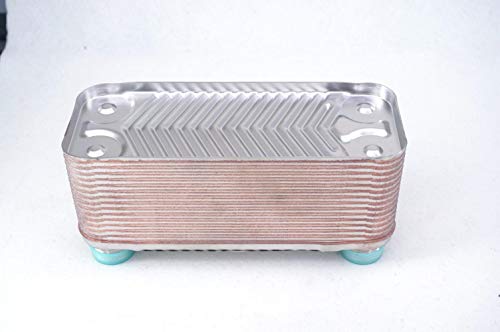30 Plate Wort Chiller - 304 Stainless Steel Homebrew Heat Exchanger with 3/4