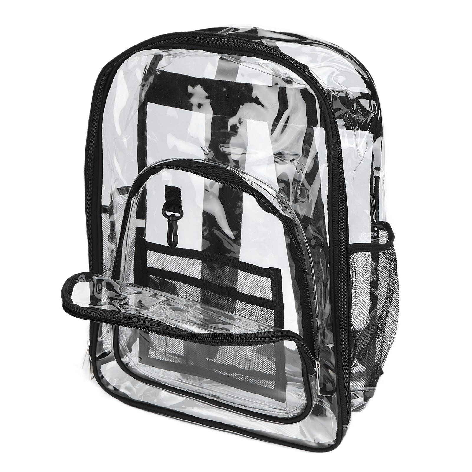 Clear Backpack for School & Travel - Heavy Duty Transparent PVC Backpack Waterproof Storage Bag - Perfect for Students, Outdoor Adventures & Airport Security