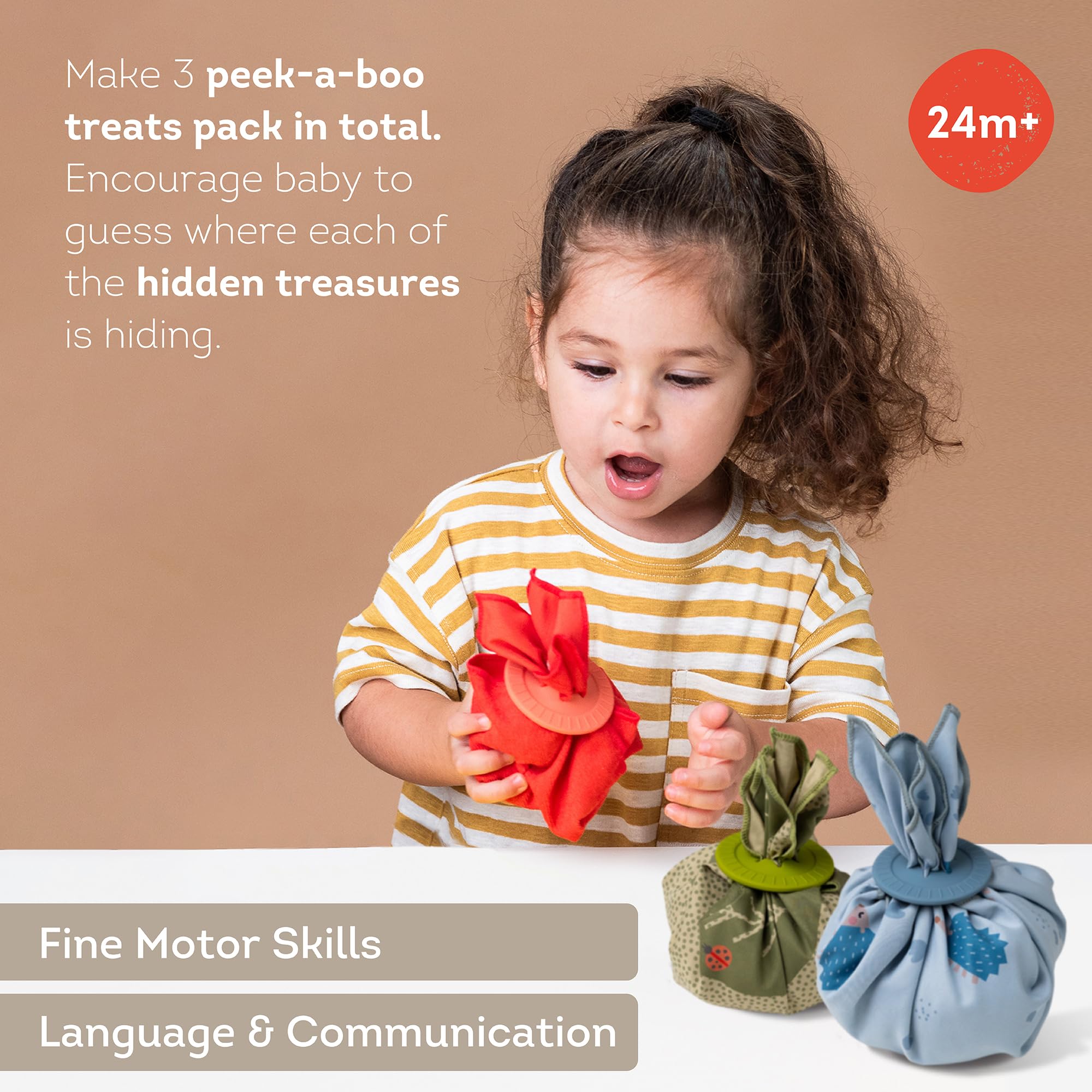 Taf Toys 13335 Peek-A-Boo Baby Activity Toy - Interactive Sensory Play for Infants & Toddlers - Perfect for Nursery, Playtime & Early Learning Development