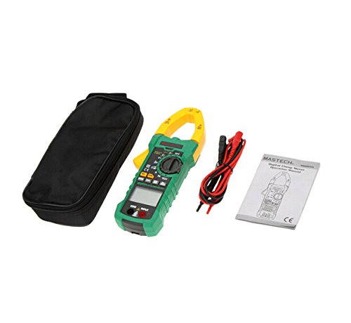MS2015A Digital Clamp Meter - 6000 Counts, 1000A AC Current, True RMS, Capacitance & Frequency Tester with NCV Detection - Perfect for Electricians, HVAC Technicians, and DIY Home Electrical Projects