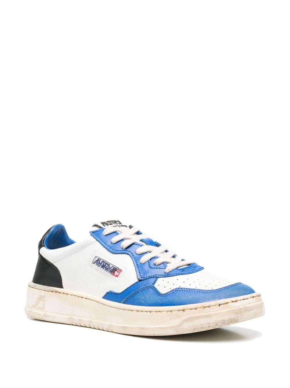Autry Retro Sneakers for Men & Women - Classic Blue Leather Athletic Shoes for Casual Wear, Walking & Everyday Comfort
