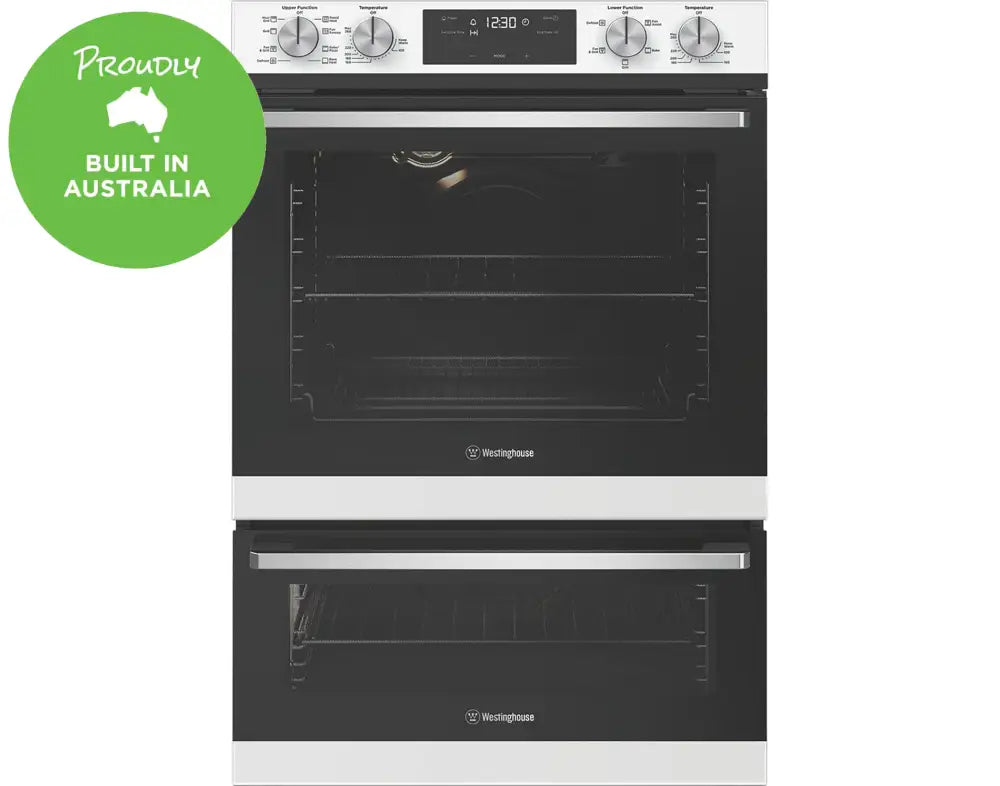 Westinghouse WVE625WC 60cm 8-in-1 Multi-Function Built-In Oven with 5 Cooking Modes - Perfect for Baking, Roasting & Grilling in Modern Kitchens