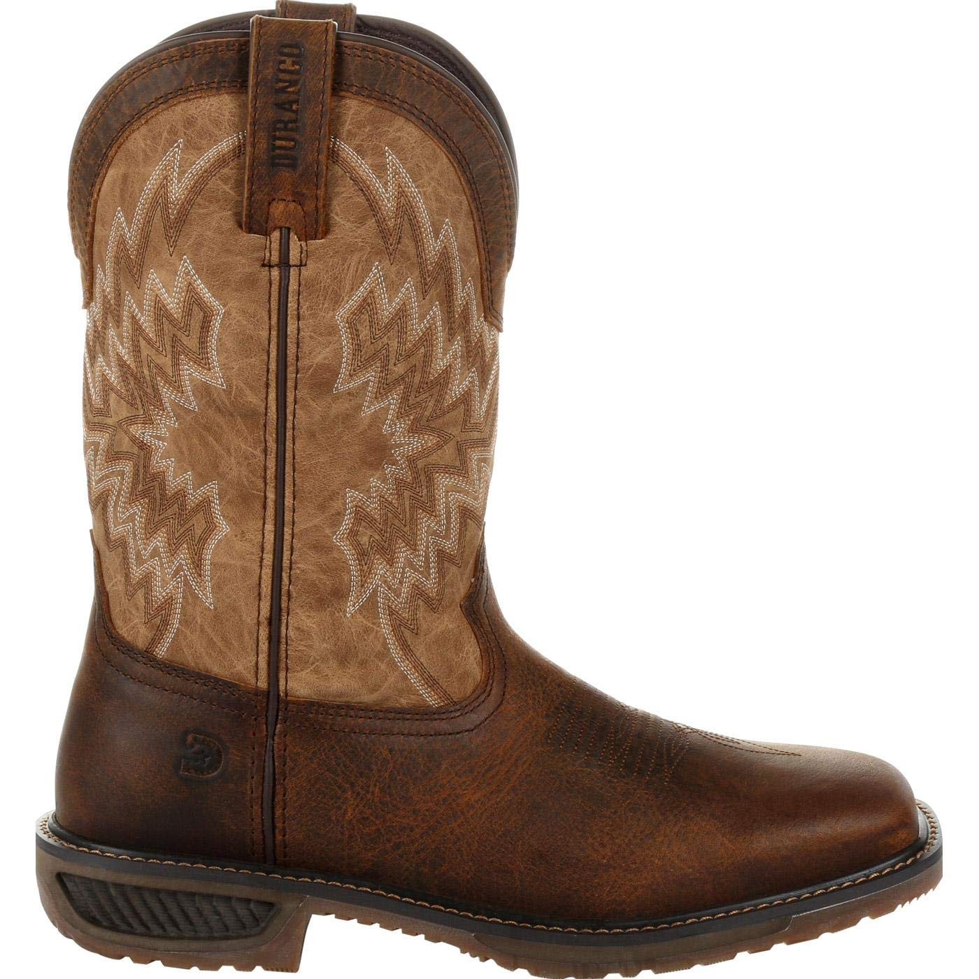 Durango Men's Workhorse Western Boot - Durable Leather Cowboy Boots for Work & Riding | Comfortable & Stylish for Ranch, Rodeo & Outdoor Activities