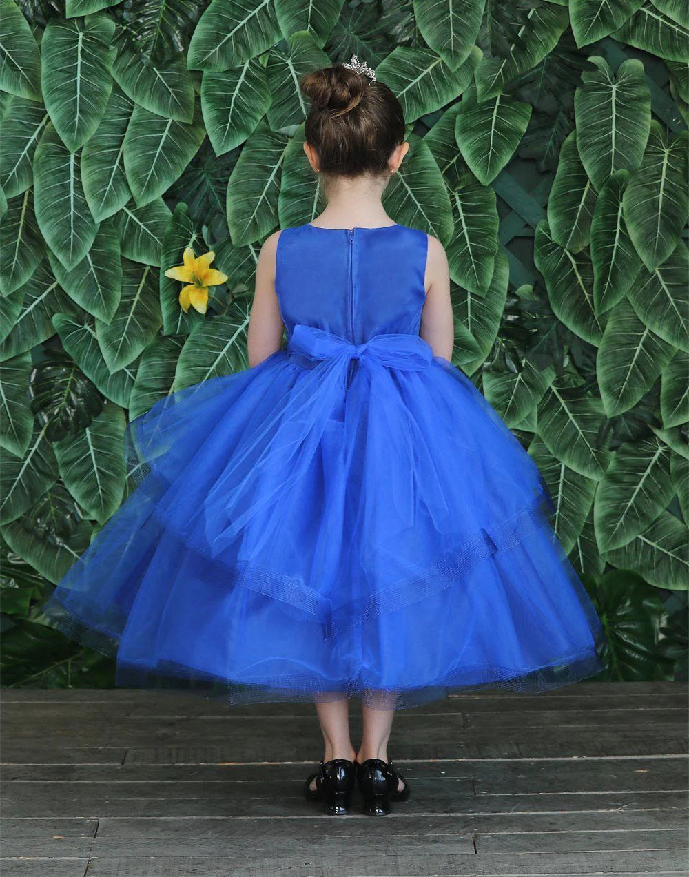 Elegant Party & Flower Girl Dress (D 792) - Perfect for Weddings, Birthday Parties & Special Occasions