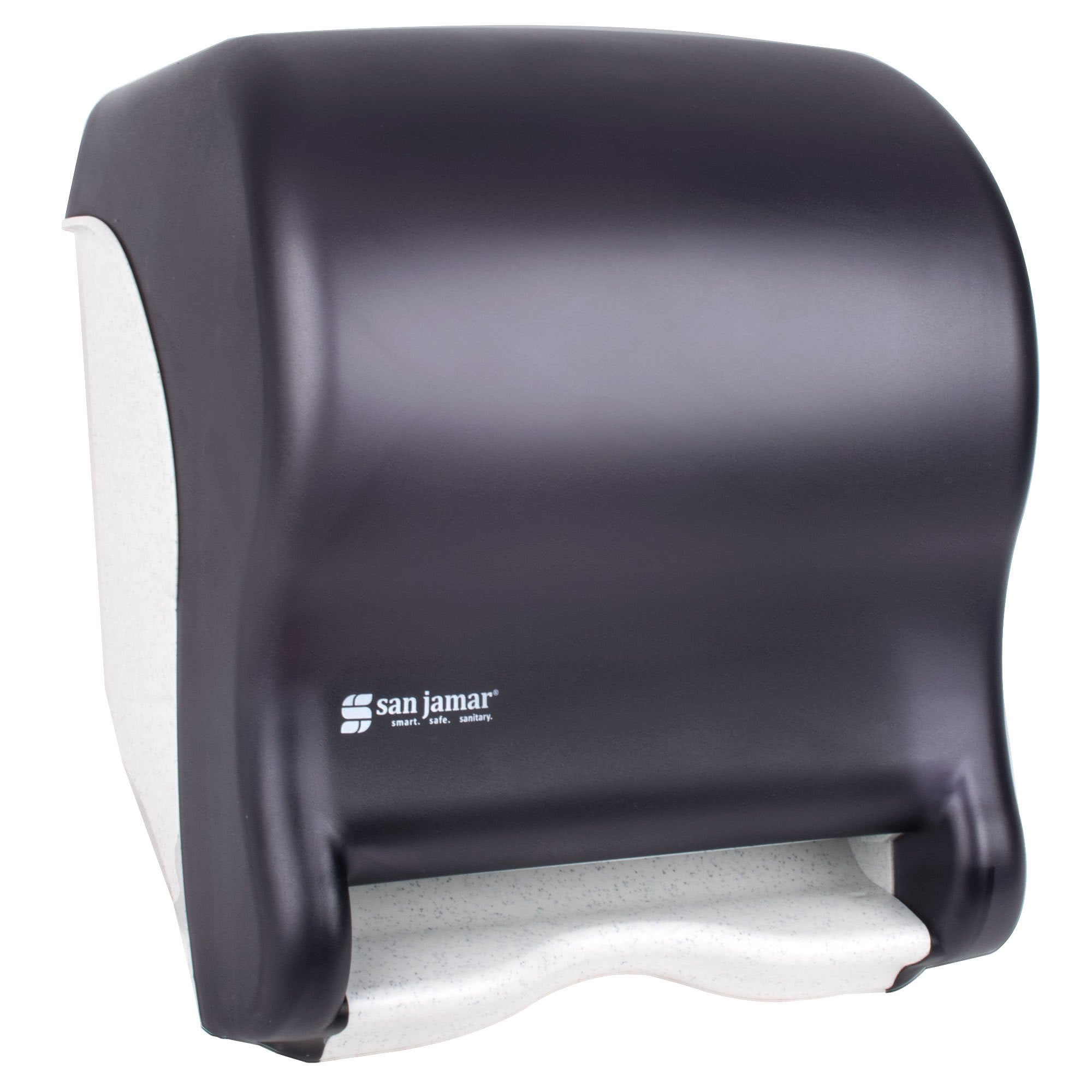 T8000TBK Hands-Free Roll Towel Dispenser - Black Pearl by TableTop King | Automatic Paper Towel Holder for Kitchen, Bathroom & Office | Commercial & Home Use