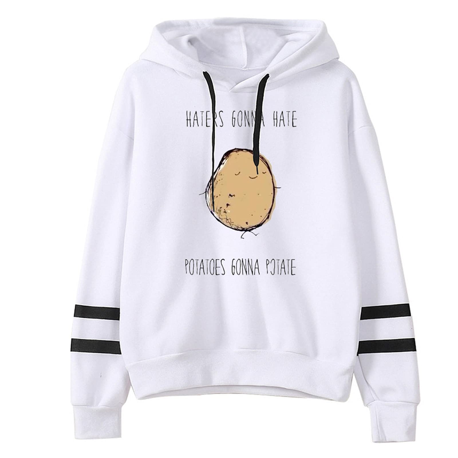 Women's Fashion Hoodie - Cartoon Print Pullover Long Sleeve Casual Sweatshirt | Perfect for Streetwear, Lounge & Winter Outfits