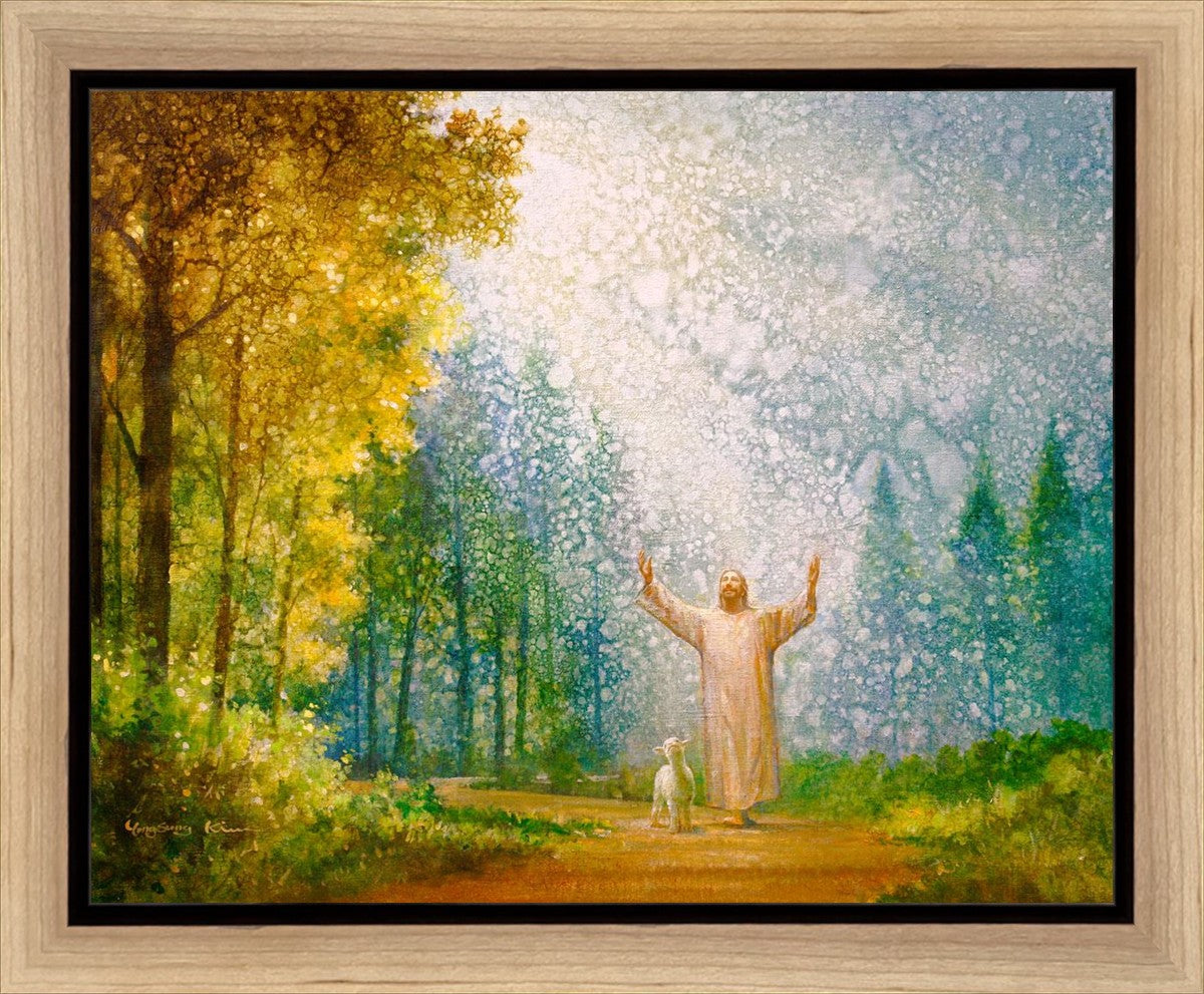 Oh My Father Gallery Wrap Canvas - Premium Handmade Wall Art for Home & Office Decor - Perfect for Living Room, Bedroom, or Gift Giving