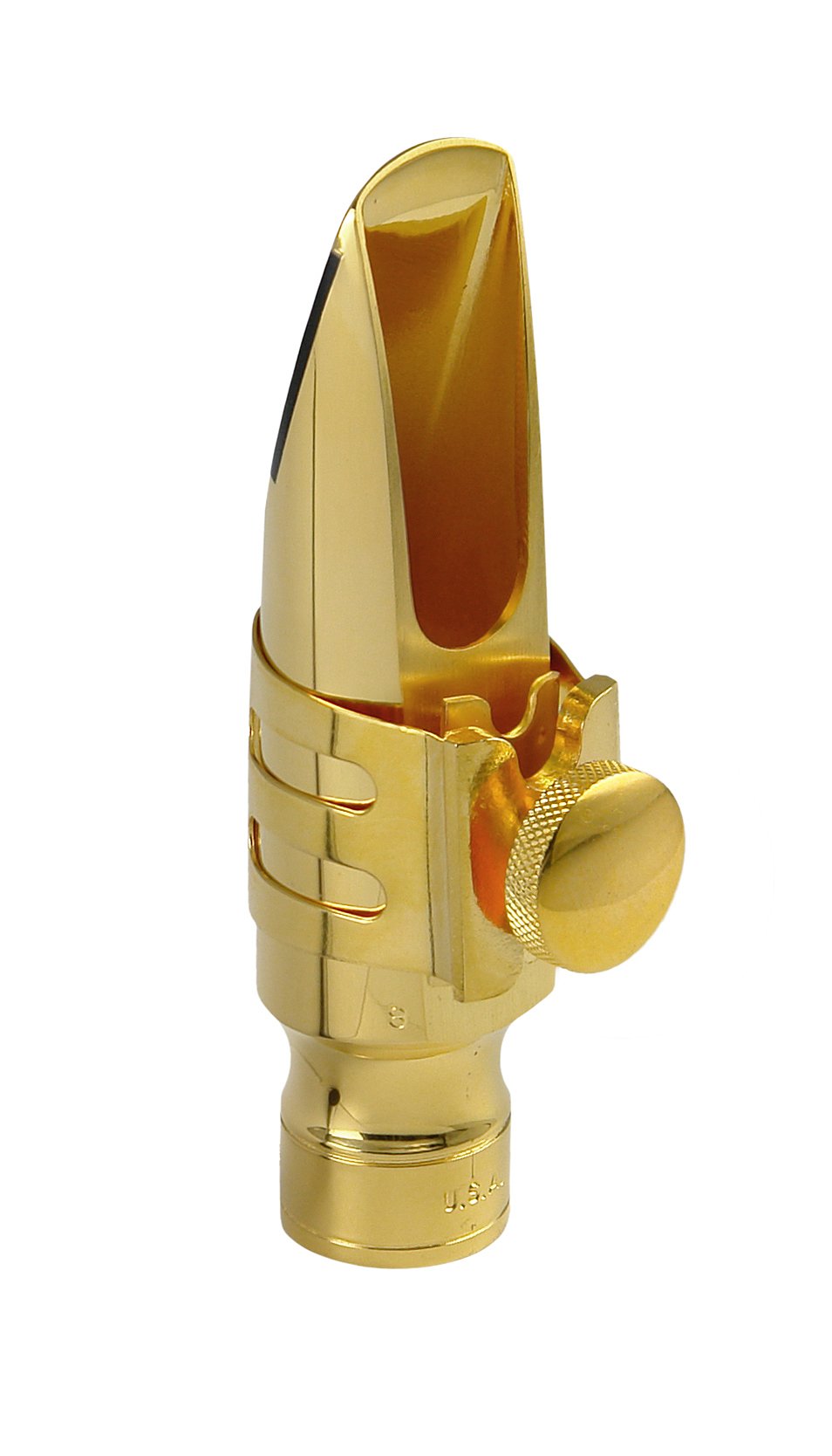 Otto Link OLMT V 6 STAR Accordion Accessory (OLMV40461) - Premium Brass Saxophone Mouthpiece for Jazz & Classical Musicians - Perfect for Live Performances, Studio Recording & Music Practice