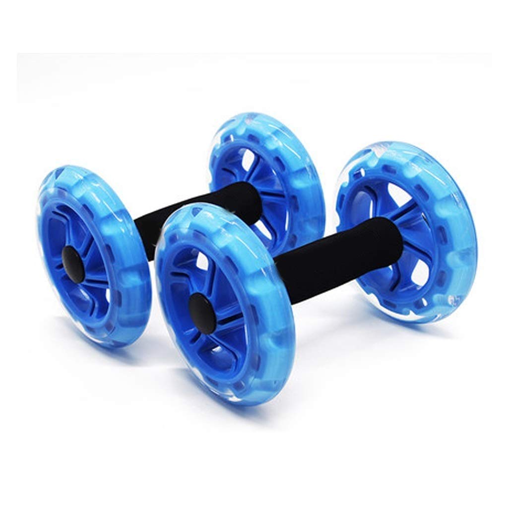 SHYPT Abdominal Muscle Wheel - Core Exercise Roller for Strength Training, Home Gym Fitness Equipment, Unisex (Blue) - Perfect for Home Workouts, Gym Training & Core Strengthening