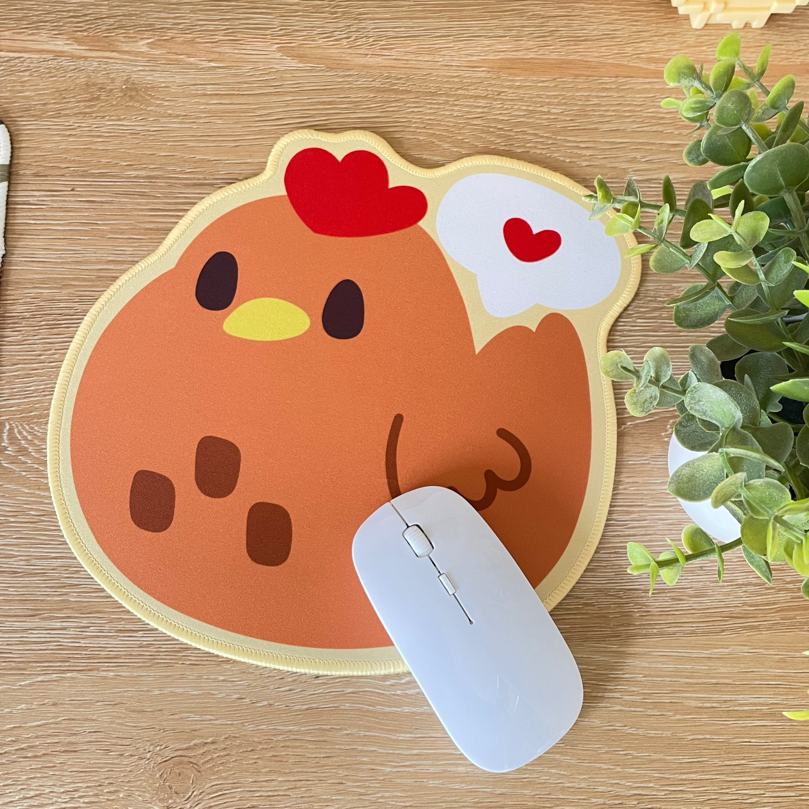 Stardew Valley Chicken Mini Mouse Pad - Cute Gaming Mousepad for PC, Laptop, Desk - Perfect for Gamers, Office Work & Home Computer Setup