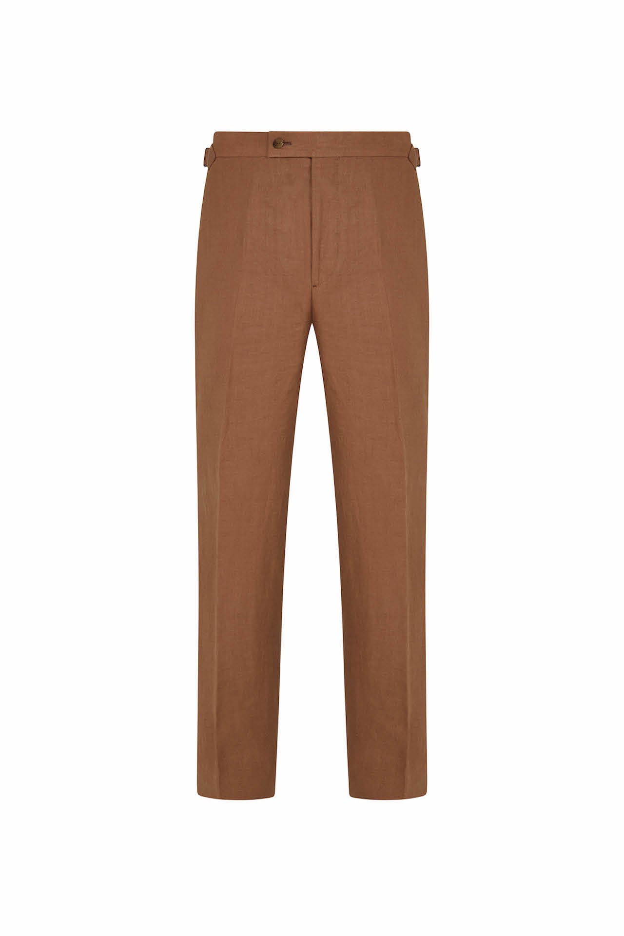 Stylish Bisque Linen Trousers for Women - Comfortable Summer Pants with Elastic Waist - Perfect for Beach, Vacation & Casual Outings