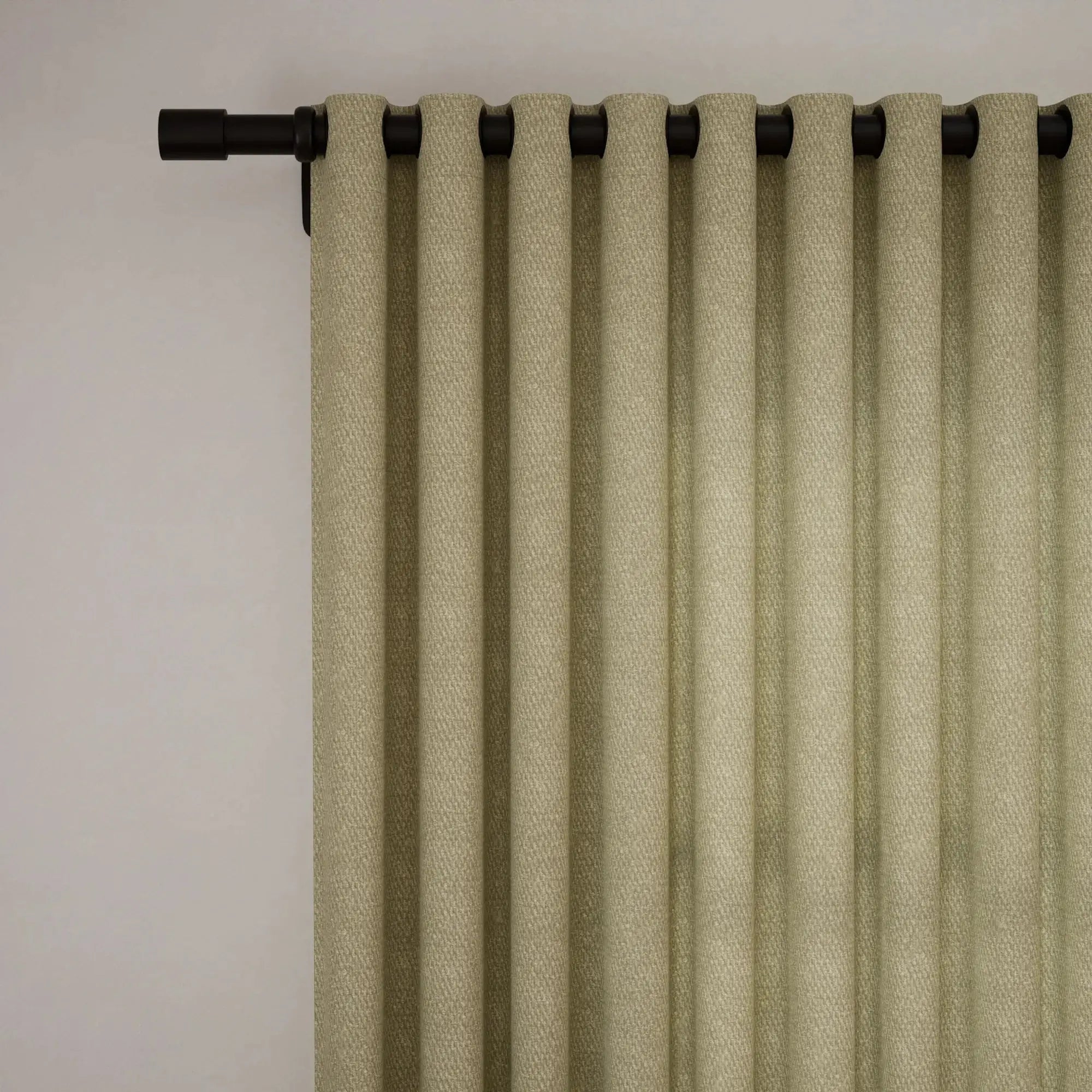 Vinny Twill Grommet Curtains for Living Room & Bedroom - Blackout Drapes with Metal Grommets, Modern Window Treatments for Home Decor