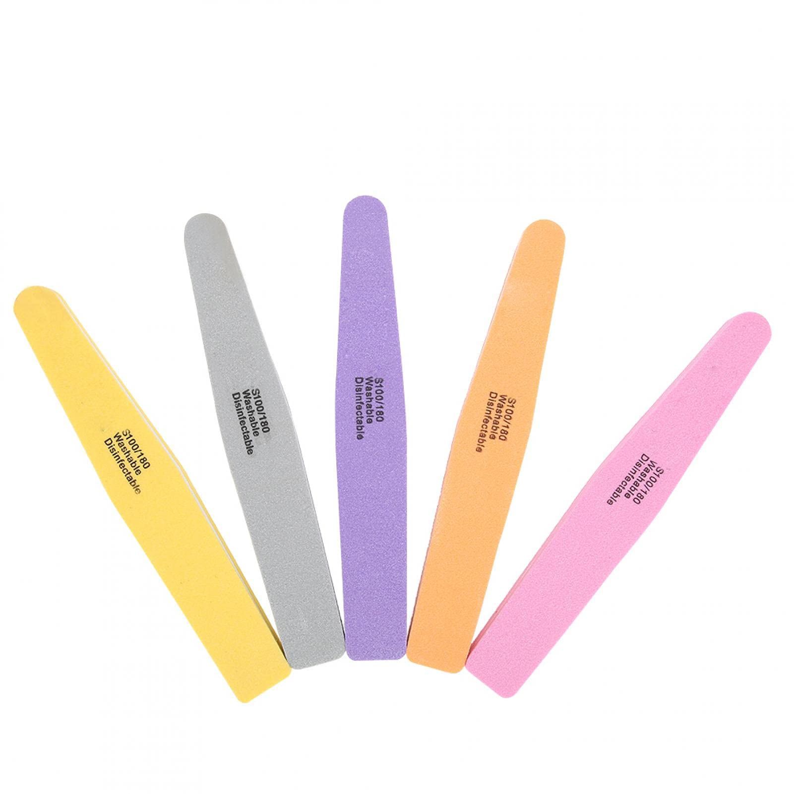 Professional Nail File Kit with Soft Sponge Buffer - Durable Manicure Tools for Home, Salon & Nail Shops - Perfect for Gel Polish, Acrylic Nails & Natural Nail Care