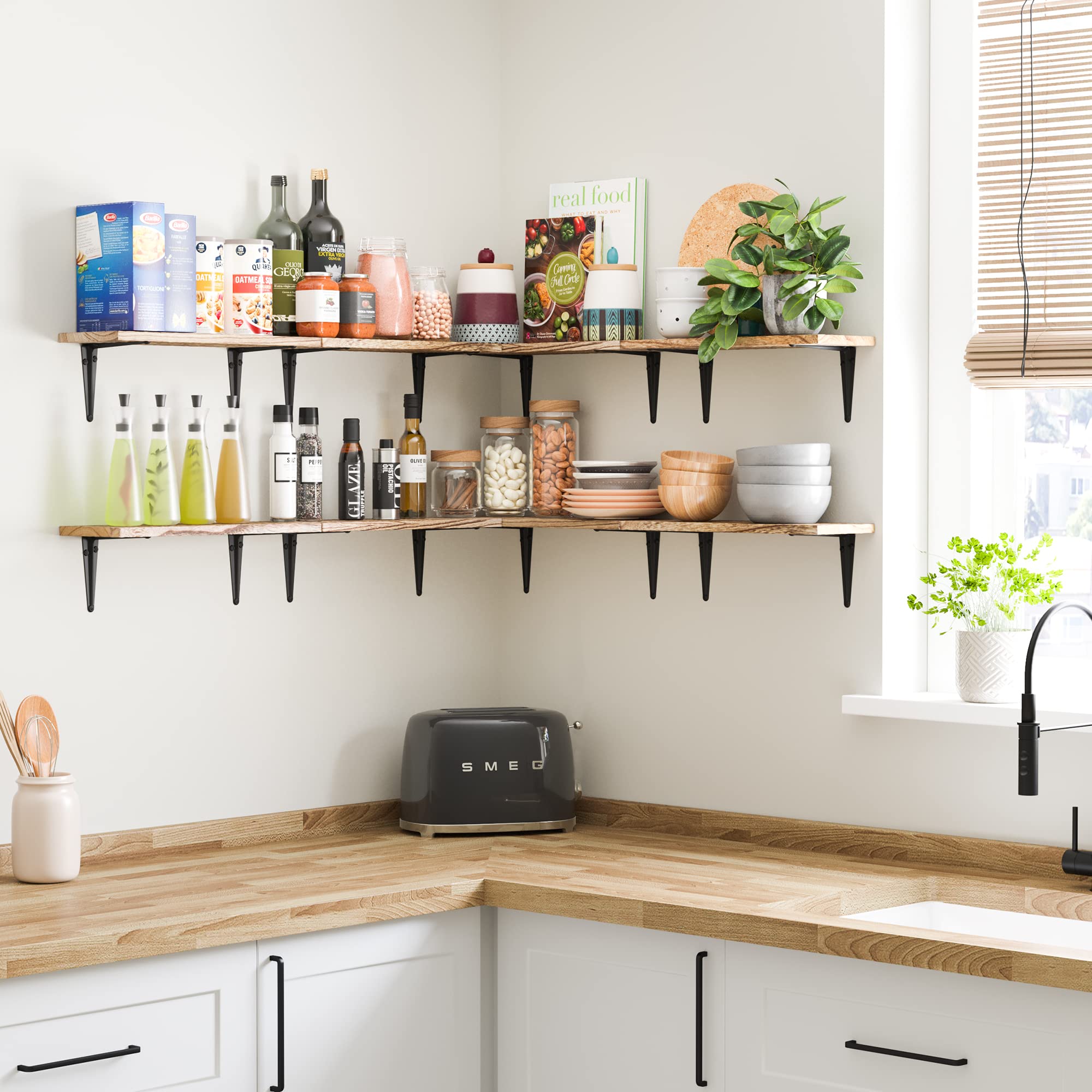Wallniture Arras Floating Shelves Set of 8 - 17