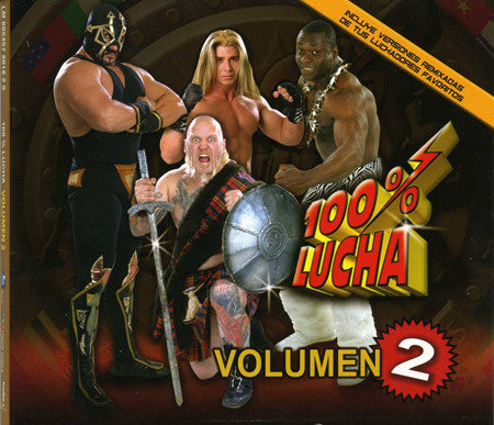 100% Lucha Vol 2 (2007) CD - Authentic Mexican Wrestling Music Album | Perfect for Workouts, Parties & Car Rides