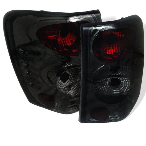 Spyder Auto Spyder 5005717 Smoke Euro Style LED Tail Lights for 1999-2004 Jeep Grand Cherokee - Enhanced Visibility & Stylish Upgrade for Night Driving & Off-Road Adventures