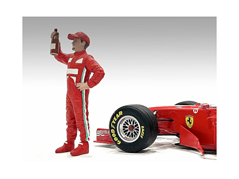 American Diorama 1/18 Scale Racing Legends 2000's Figure B - Collectible Model Car Accessory for Display & Diorama Scenes