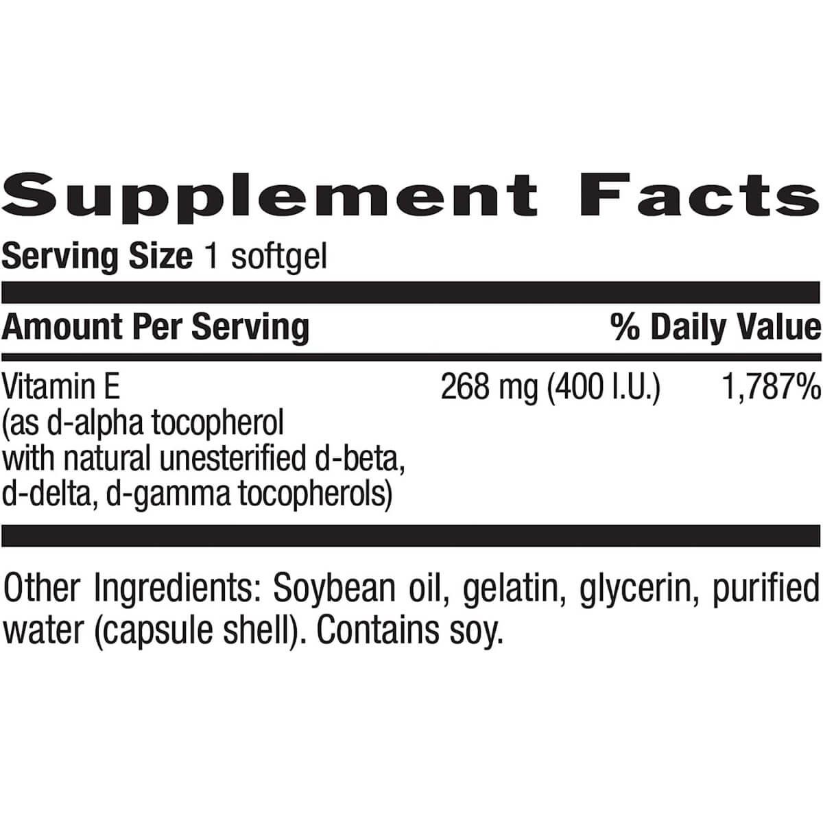 Country Life Vitamin E Complex 400 IU - 90 Softgels for Immune Support & Skin Health - Antioxidant Supplement for Daily Wellness & Heart Health