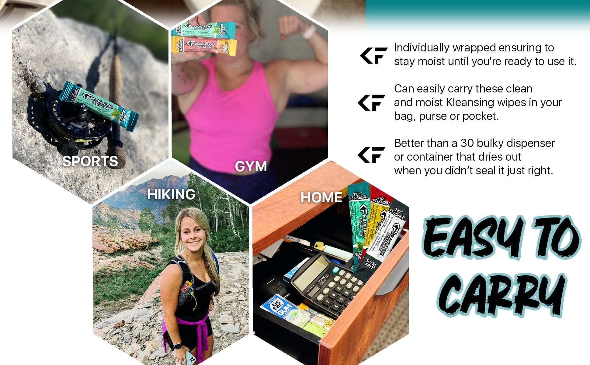 20 Pack The Flusher - Premium Flushable Wipes for Travel, Camping & On-the-Go Hygiene (Septic Safe & Biodegradable)