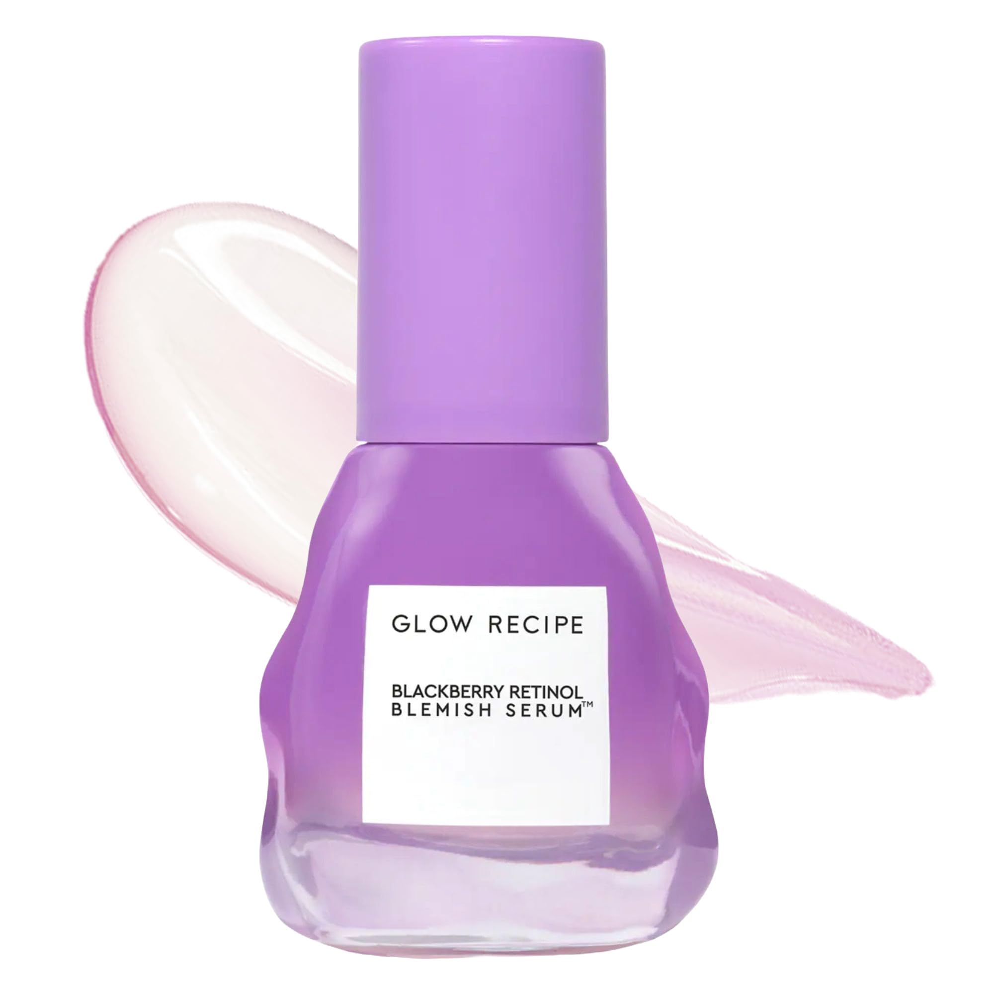 Glow Recipe Gentle Blackberry Retinol Night Serum - Anti-Aging Korean Face Serum for Sensitive Skin | Hydrating Triple Retinoids & Glycerin Formula to Reduce Wrinkles, Smooth Skin Texture & Clarify Blemishes | 30ml Night Repair Treatment for Youthful Glow | Perfect for Evening Skincare Routine & Anti-Aging Regimen
