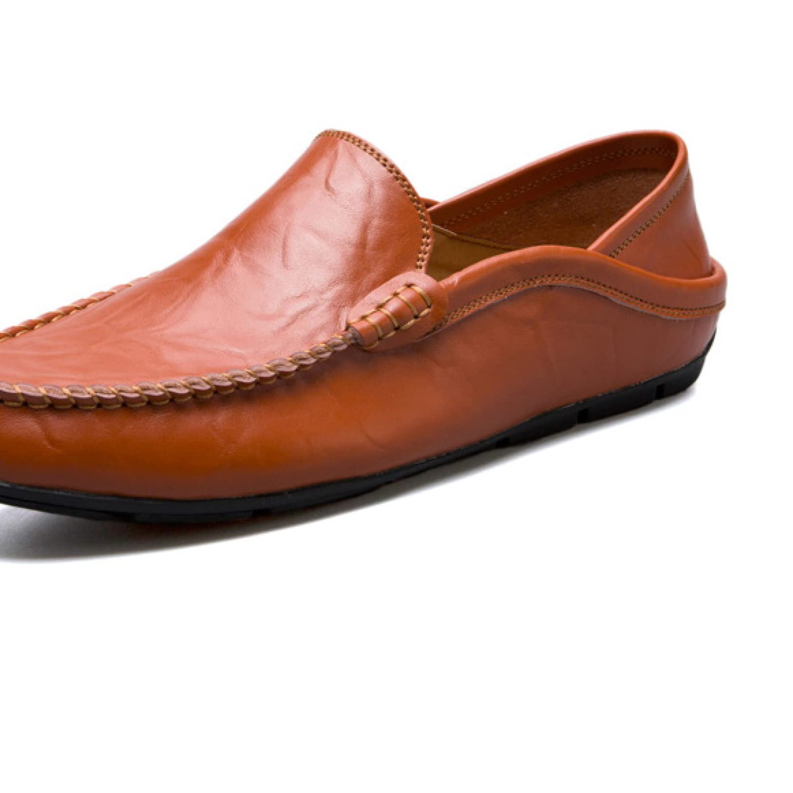 Hoxekle Men's Slip-On Casual Boat Shoes - PU Leather Driving Loafers for Office & Outdoor | Comfortable Penny Loafers for Men | Perfect for Business, Travel & Daily Wear