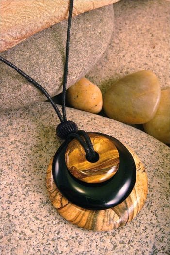 Power Talisman Necklace for Protection & Strength – Spiritual Jewelry for Meditation, Energy Healing & Daily Wear