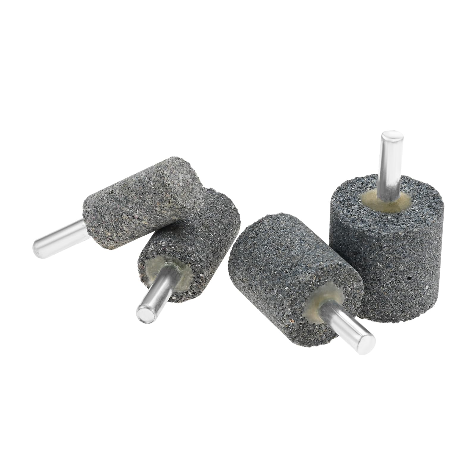 10Pcs Aluminum Oxide Mounted Grinding Stones Set - 1/4