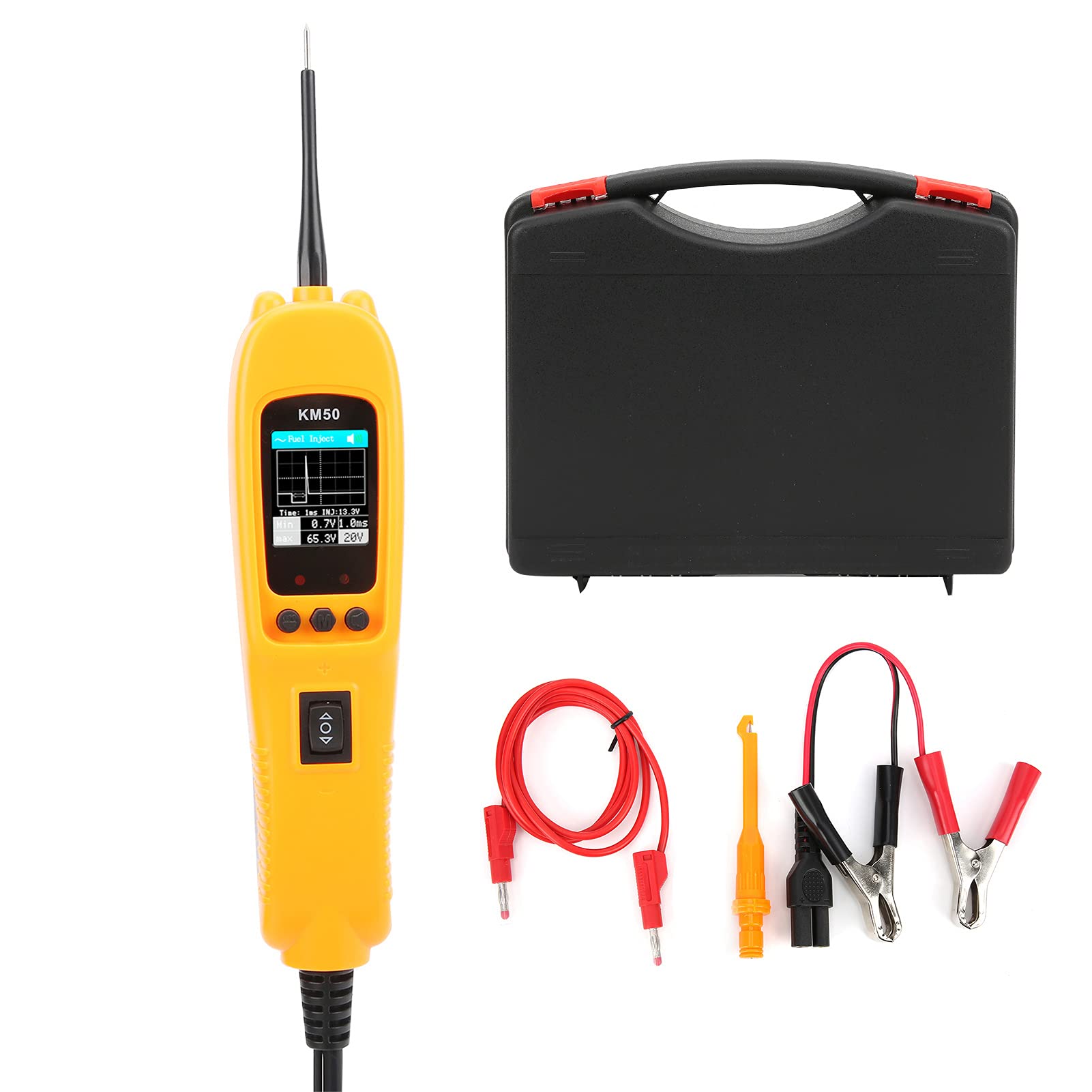 12V/24V Automotive Circuit Tester with LCD Display - Short Circuit Detector for Car, Truck & Trailer Battery Electrical Systems - Perfect for DIY Auto Repairs & Vehicle Maintenance