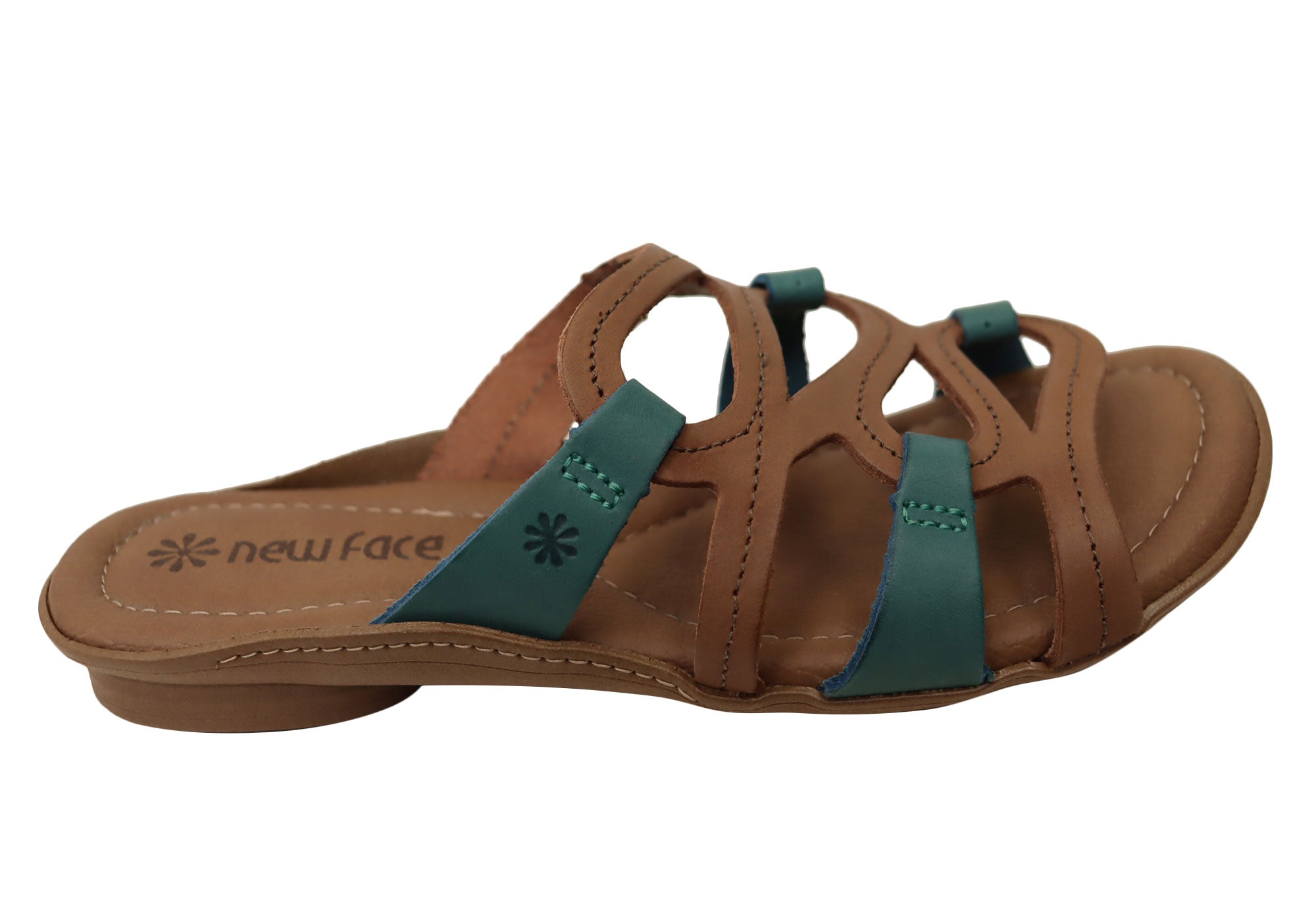 Kestral Women's Comfort Leather Slides Sandals - Soft & Supportive Brazilian-Made Summer Shoes for Beach, Pool & Casual Wear