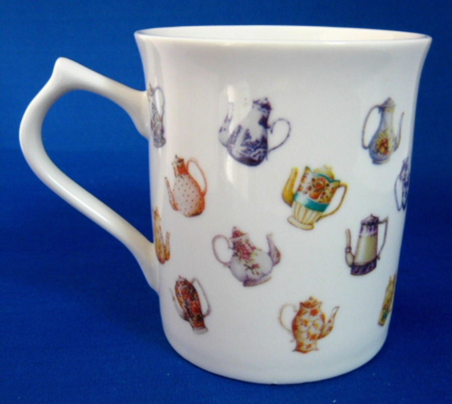 Stylish White Ceramic Mug Teapots & Coffee Pots - Cute Teapot Collection for Tea Lovers, Perfect for Home, Office, and Gift Giving