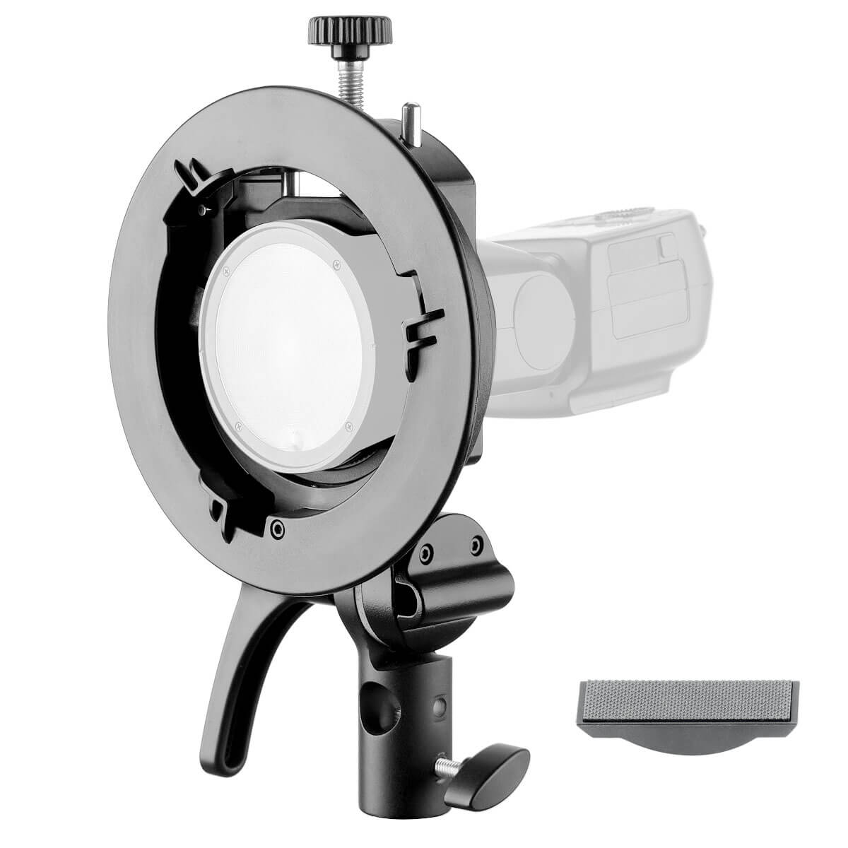 Godox S2 S-Type SMART Speedlite Adapter Bracket - Compatible with V1, AD300PRO, AD100PRO, AD200PRO, AD200PROII & AD200 Round Head - Perfect for Studio & Outdoor Photography Lighting