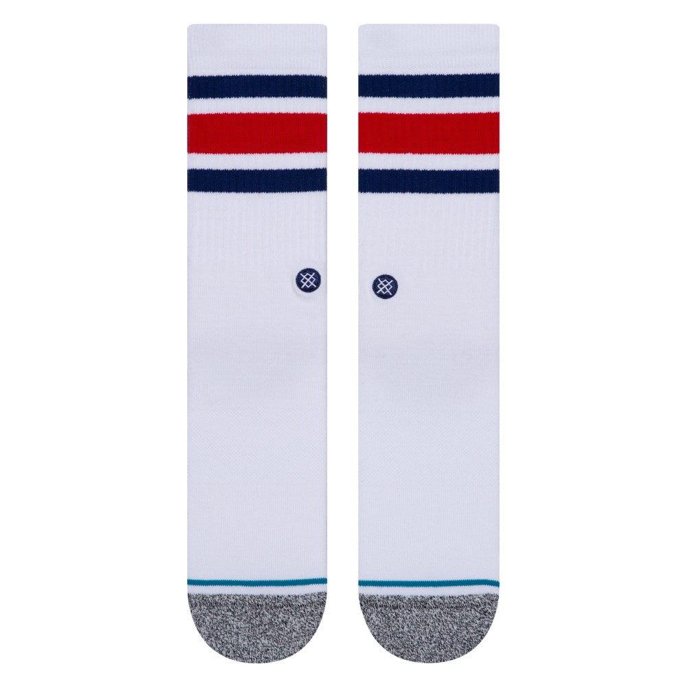 Stance Boyd St Socks for Men - Comfortable Athletic Crew Socks in Blue - Perfect for Running, Basketball & Everyday Wear