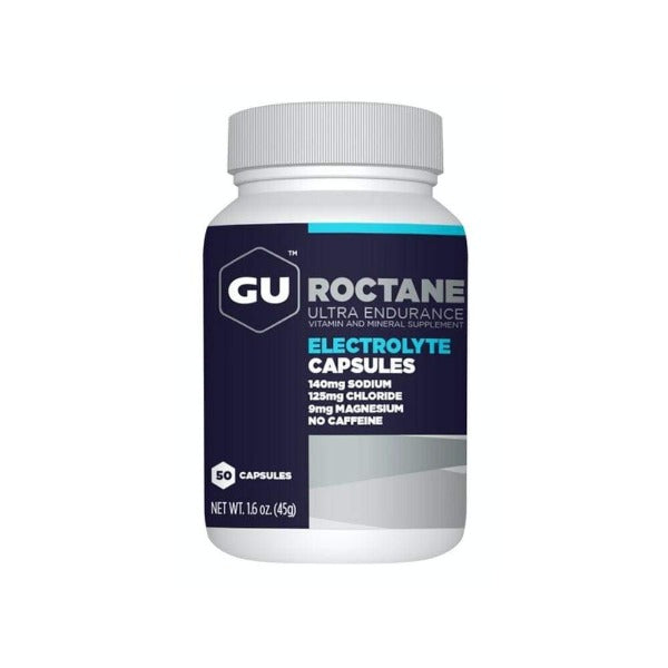 GU Roctane Electrolyte Capsules - Hydration & Energy Boost for Runners, Cyclists & Athletes | Rapid Electrolyte Replacement During Workouts & Endurance Sports