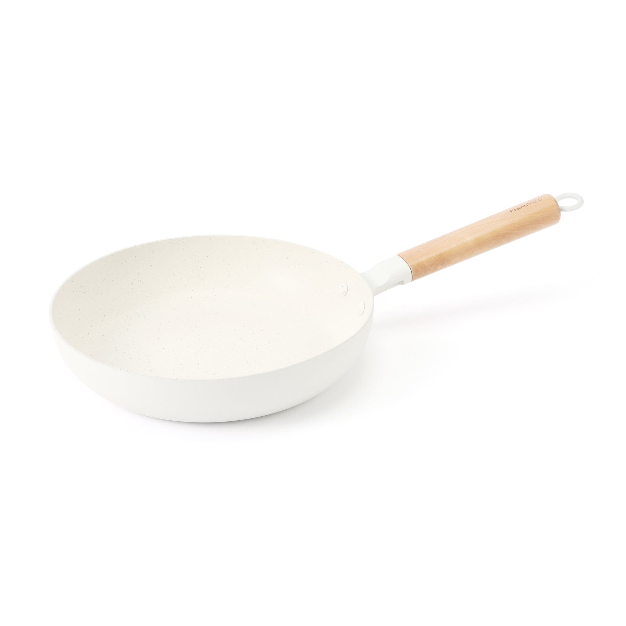 26cm Ivory IH/Direct Fire Frying Pan - Nonstick Skillet for Induction & Gas Stoves - Perfect for Sautéing, Frying & Cooking Family Meals