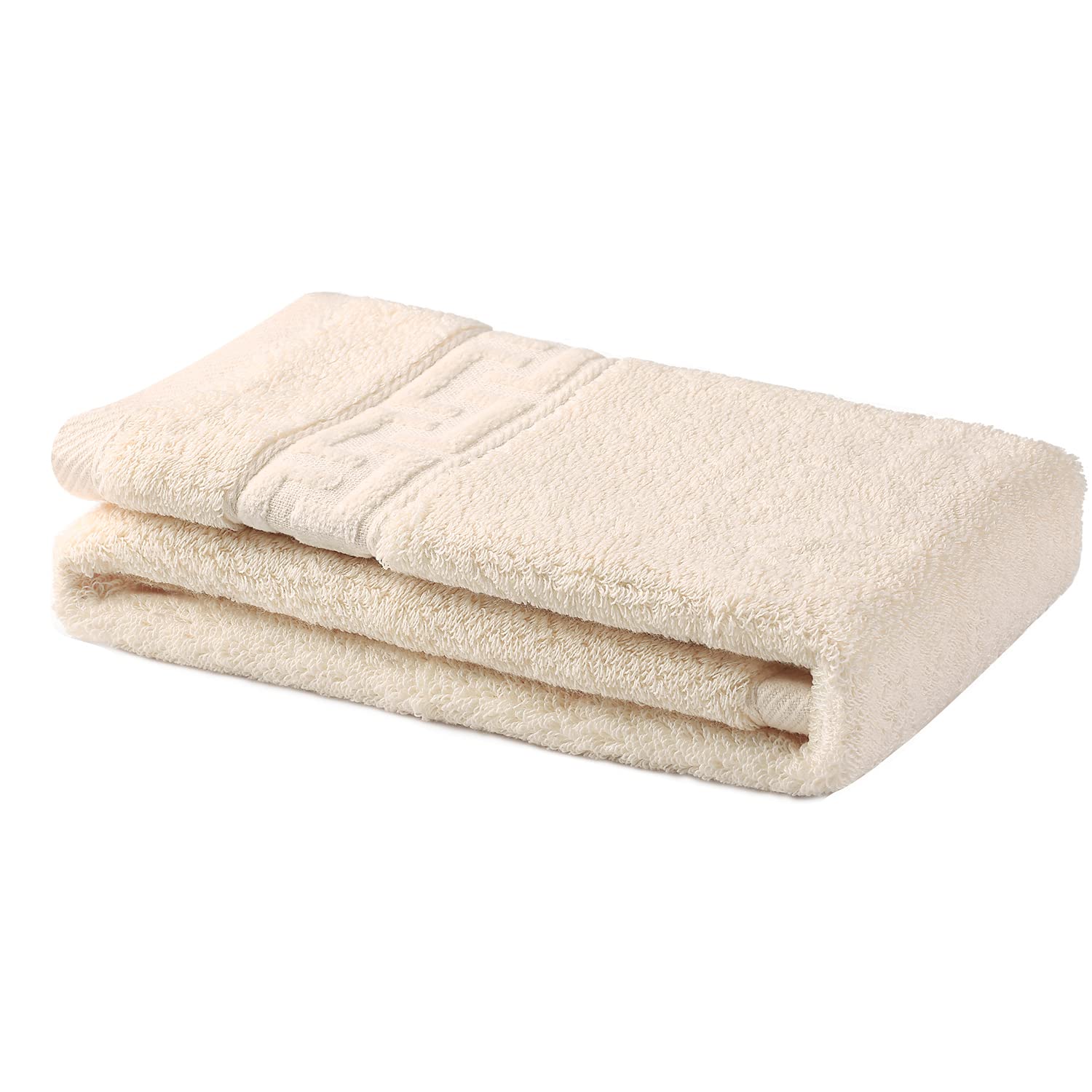 Premium 100% Ring Spun Cotton Washcloths & Bath Towels - Ultra Soft, Highly Absorbent Face & Hand Towels for Kids & Adults - Perfect for Bathroom, Spa, Gym & Travel Use