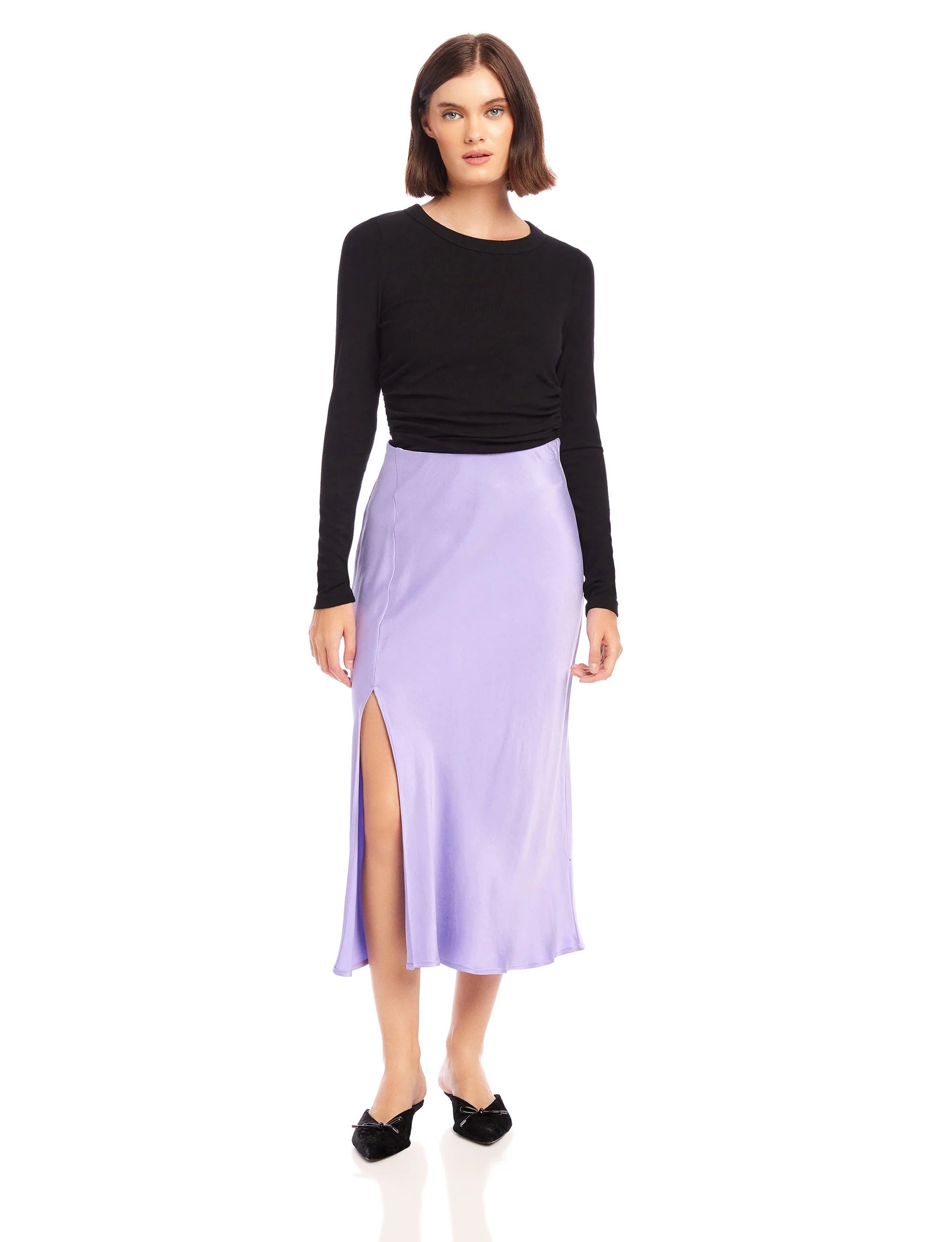 Brielle Midi Skirt for Women - Flowy A-Line Summer Skirt with Pockets | Perfect for Casual Outfits, Beach Vacations & Office Wear