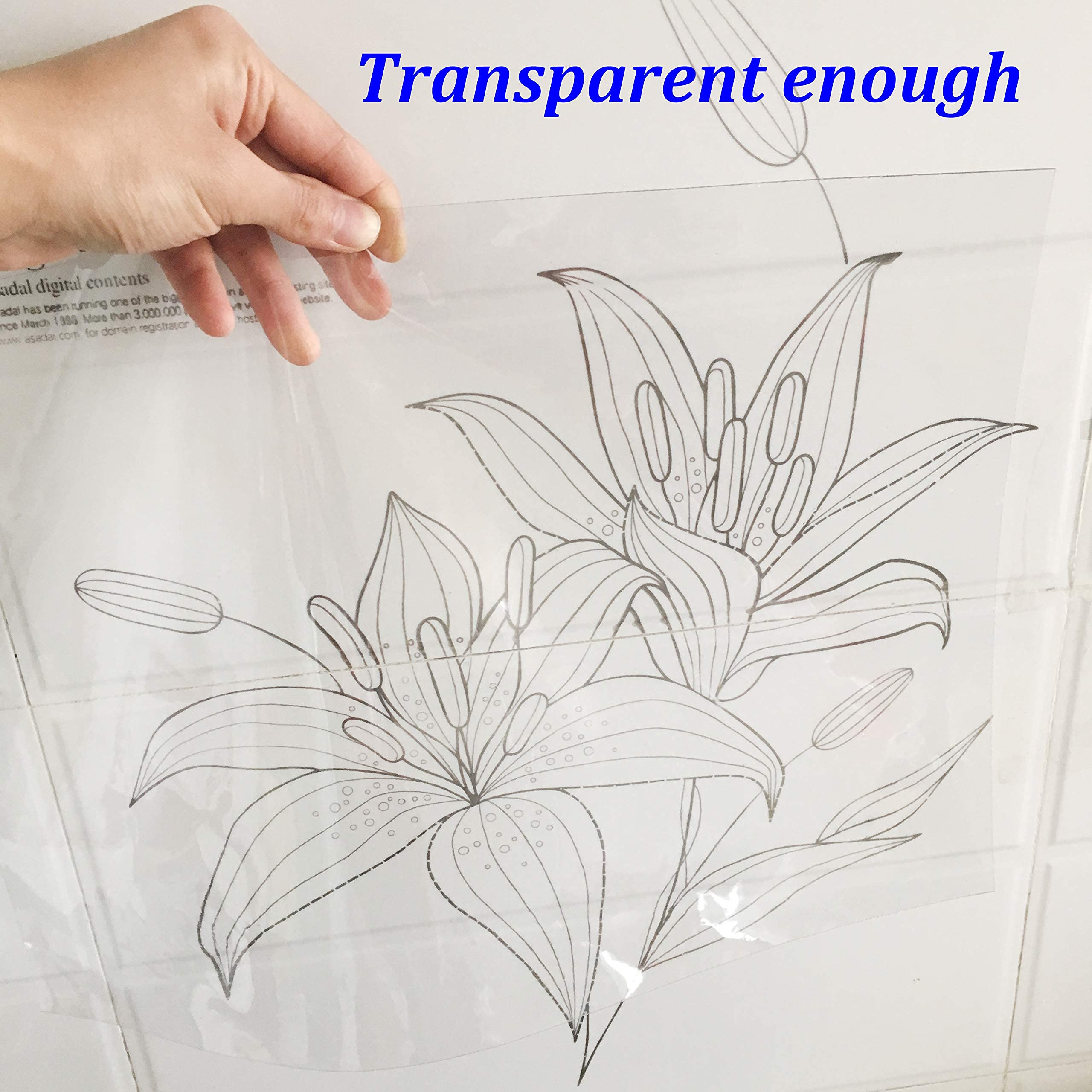 4-Piece Thick Clear Plastic Placemats Set - Waterproof, Wipeable & Durable for Kitchen & Dining Table - Perfect for Daily Meals, Parties & Easy Cleaning