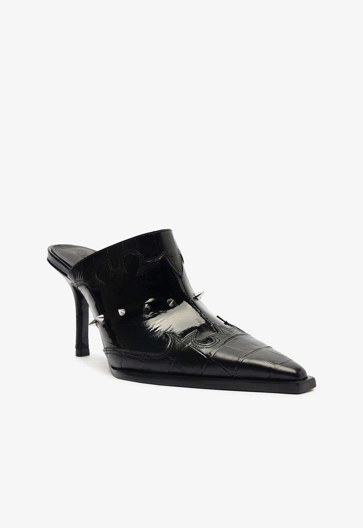 Mariah Women's Patent Leather High Heel Pumps - Elegant Pointed Toe Dress Shoes for Work, Party & Wedding
