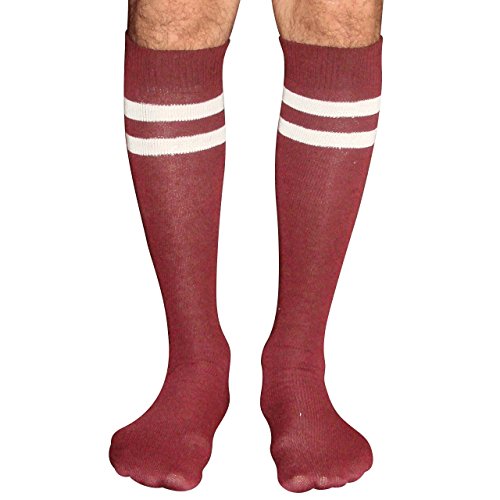 Maroon, White